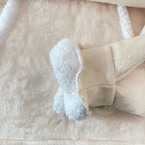wearable oversized anti-piling sherpa cozy hoodie